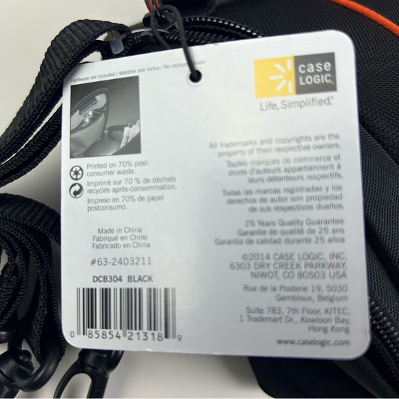 NWT Case Logic‎ Compact System Hybrid Camera Case Bag Black Shoulder Strap - Picture 5 of 10